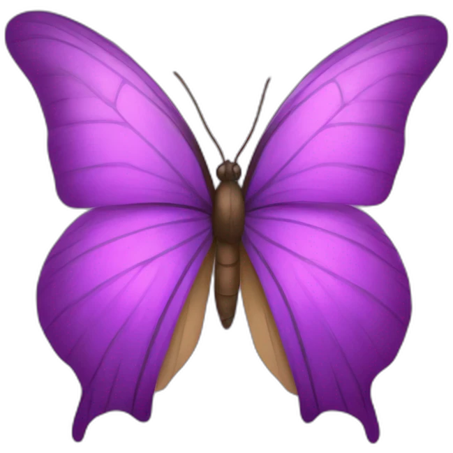 Mariposa púrpura  emoji