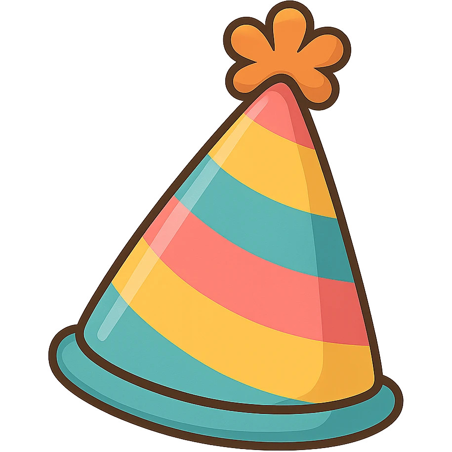 party hat emoji