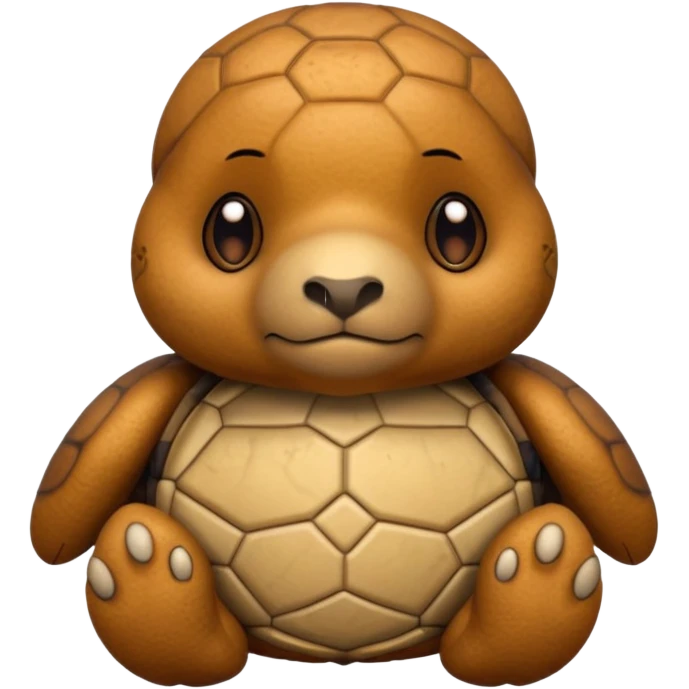 Sad turtle bear emoji