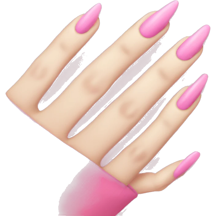 Pink nails emoji