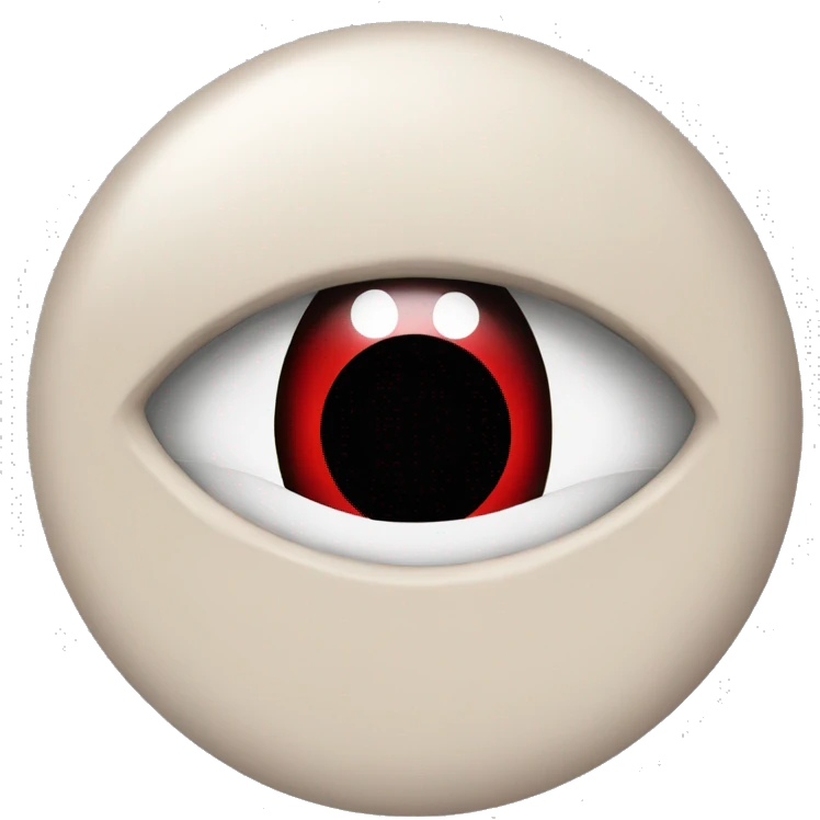 Create the sharingan eyes from the anime Naruto emoji