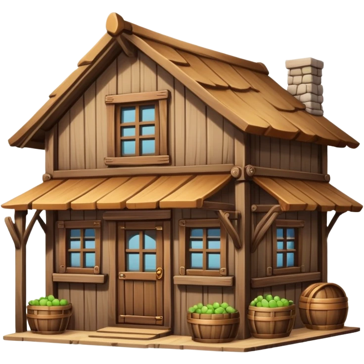 Simple fantasy shop, minimal details emoji