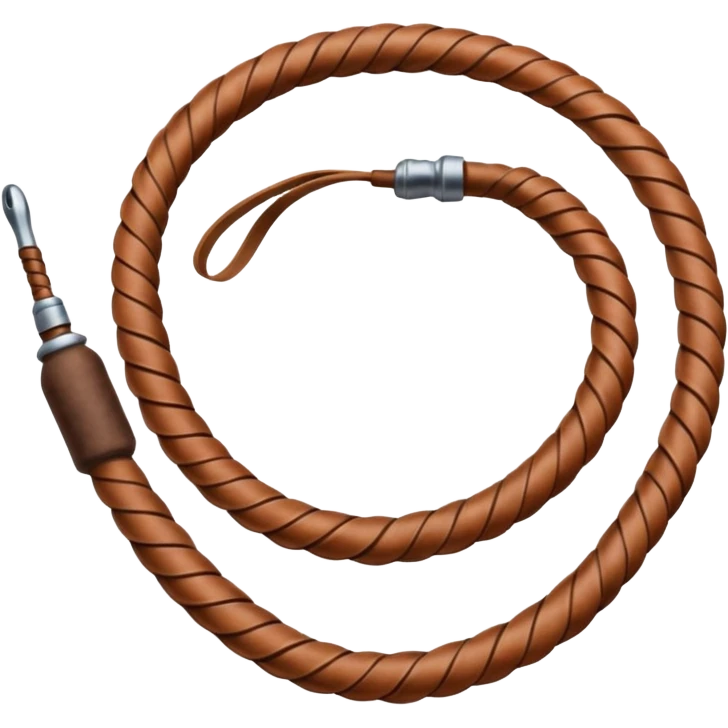 brown whip emoji