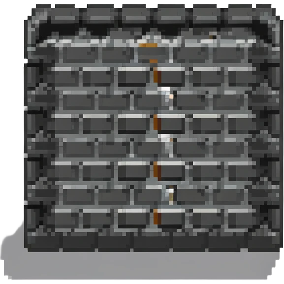 brick icon in pixel art style emoji