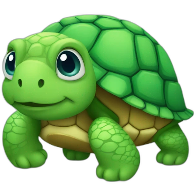 fluffy turtle emoji
