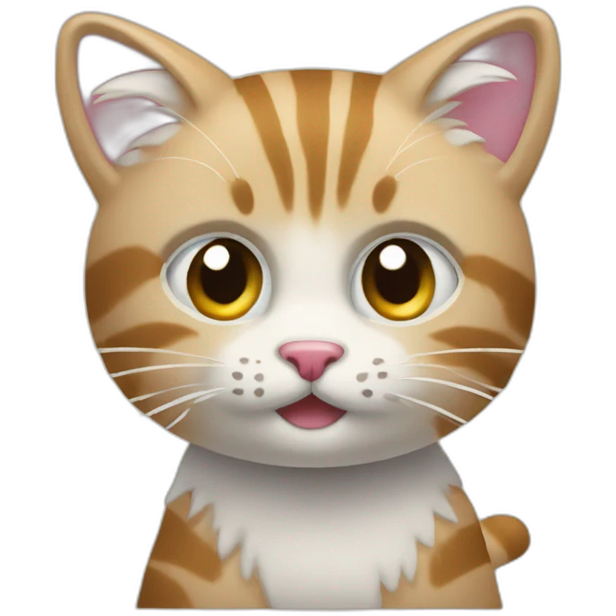 Katze spielt mit wolle emoji