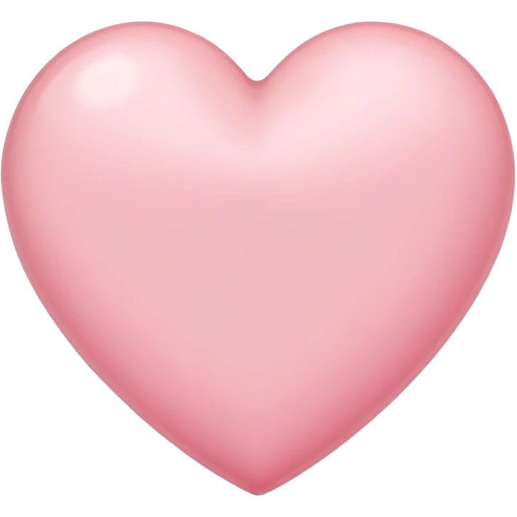 Light pink heart emoji