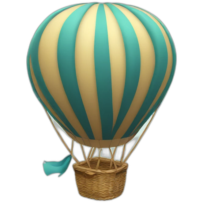 hot air balloon emoji