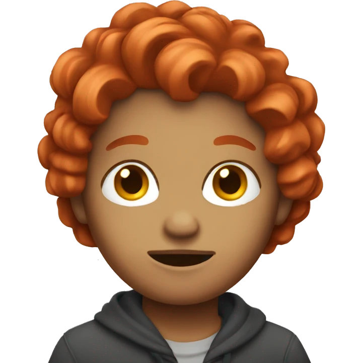 Poor red hair emoji