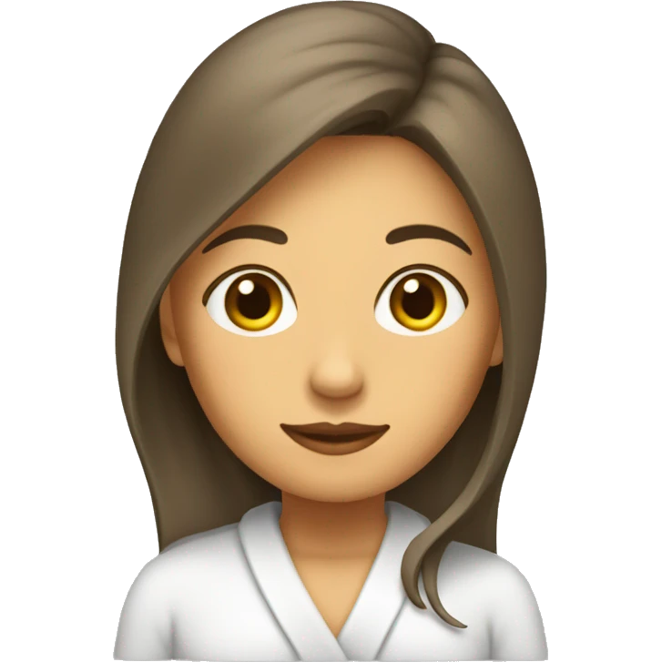 Mujer en toalla  emoji