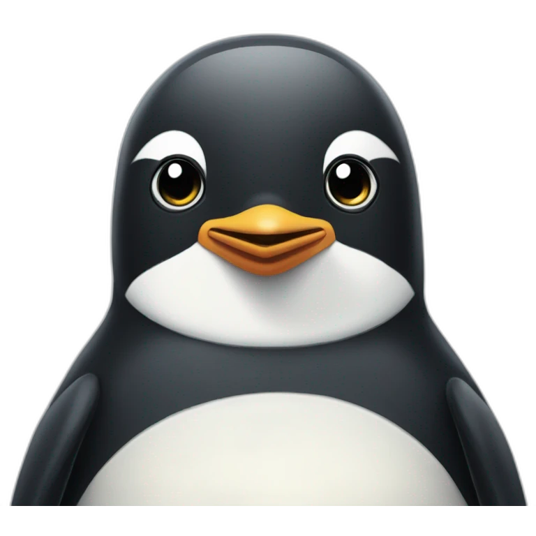 smirking penguin emoji