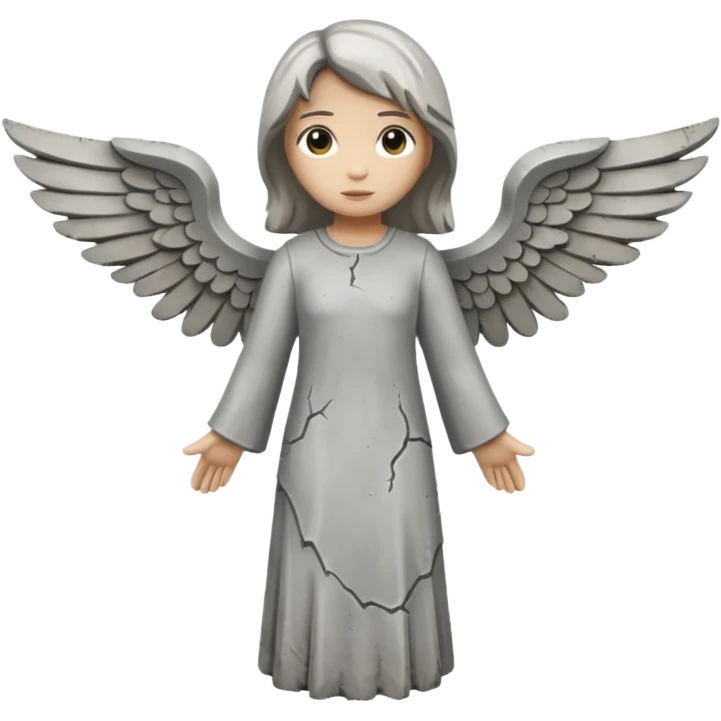 concrete angel emoji