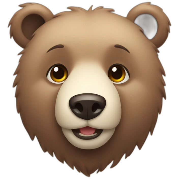 Bear cute emoji