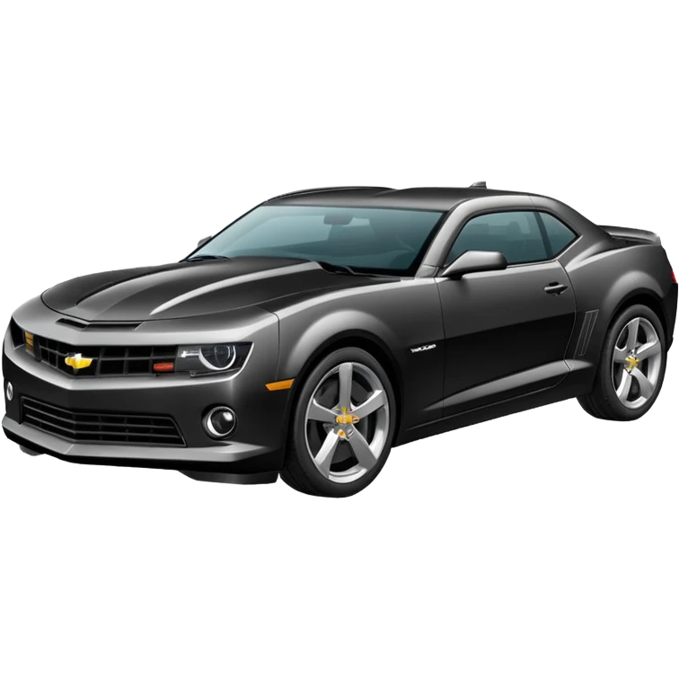 Faz um Camaro preto de lado emoji
