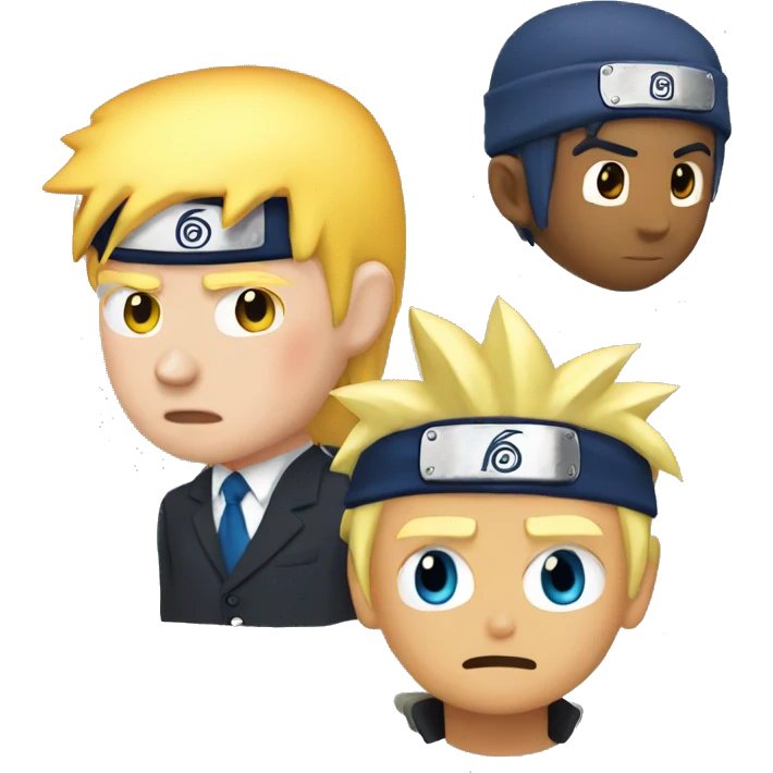 Donald trump and Naruto  emoji