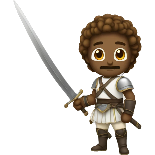 Truand avec épée emoji