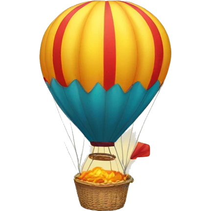 hot balloon emoji