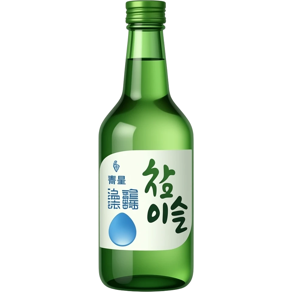 Soju bottle emoji