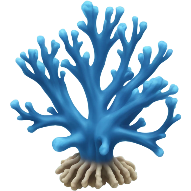 blue coral emoji