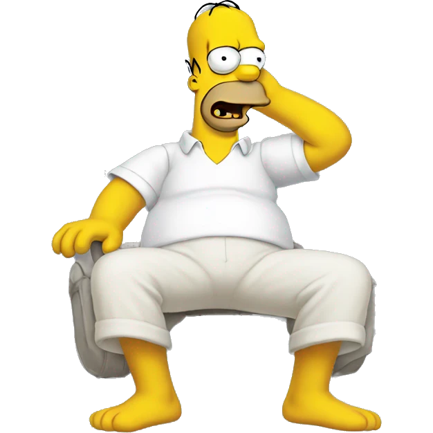 Homer simpson emoji