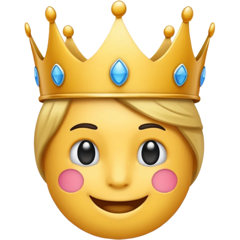 Erstelle mir ein emoji mit einer Krone emoji