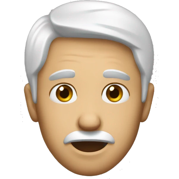 Italian man have a surprised emoji