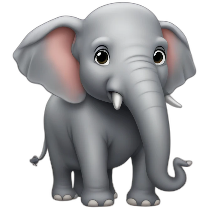 Elefant gangstyle angry emoji