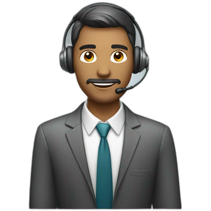 call center man emoji