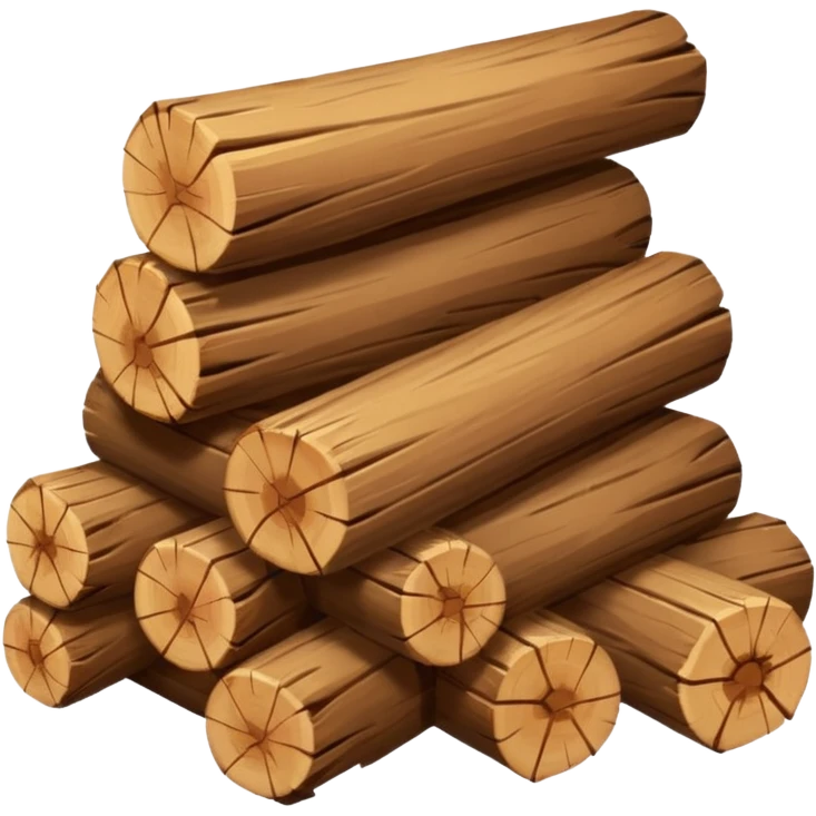 pile of wood emoji emoji