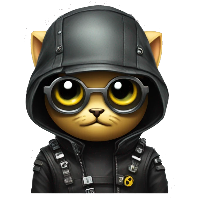  Cyberpunk GitHub octocat emoji