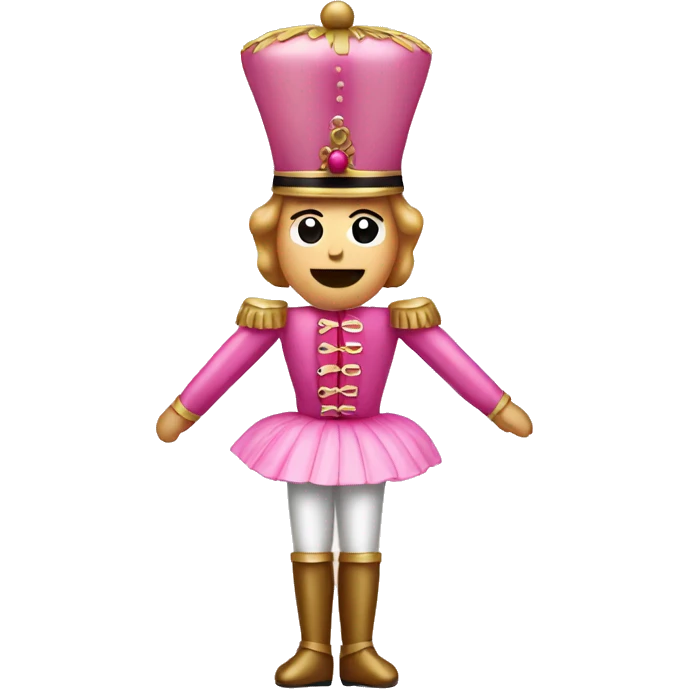 Pink nutcracker  emoji