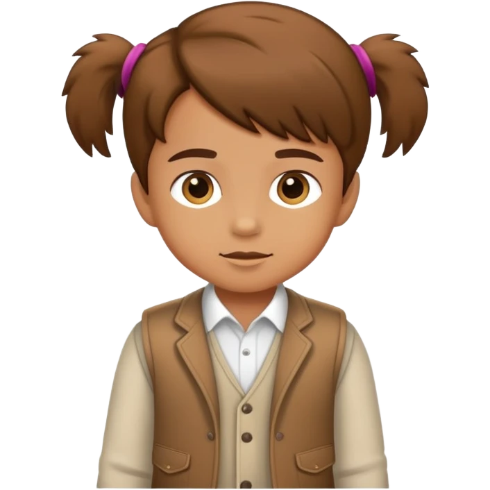 A little kid with drip emoji