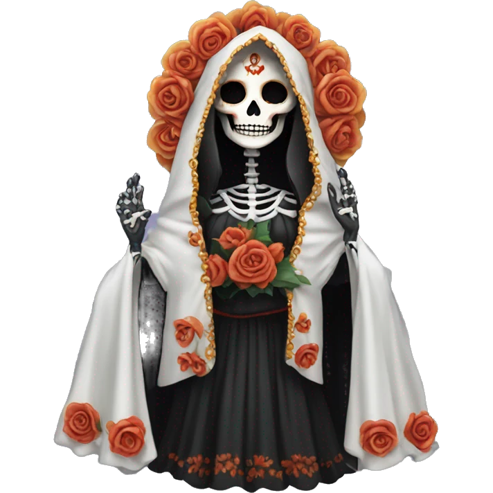 The goddess of death, santa muerta.  emoji