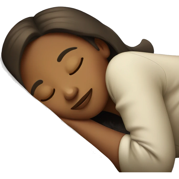 Girl sleeping  emoji