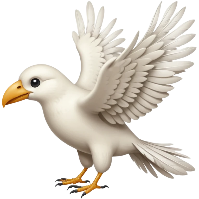 Oiseau qui fais caca sur les gens en volant  emoji