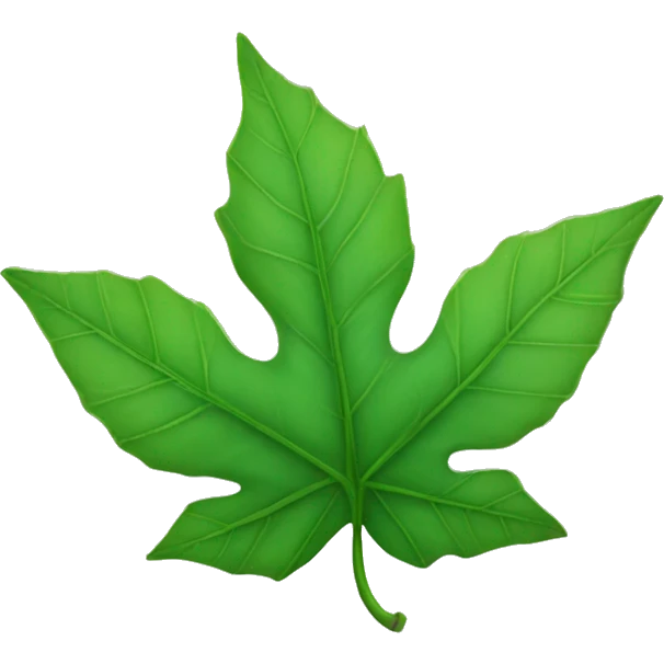 Leaf with 6 sides emoji