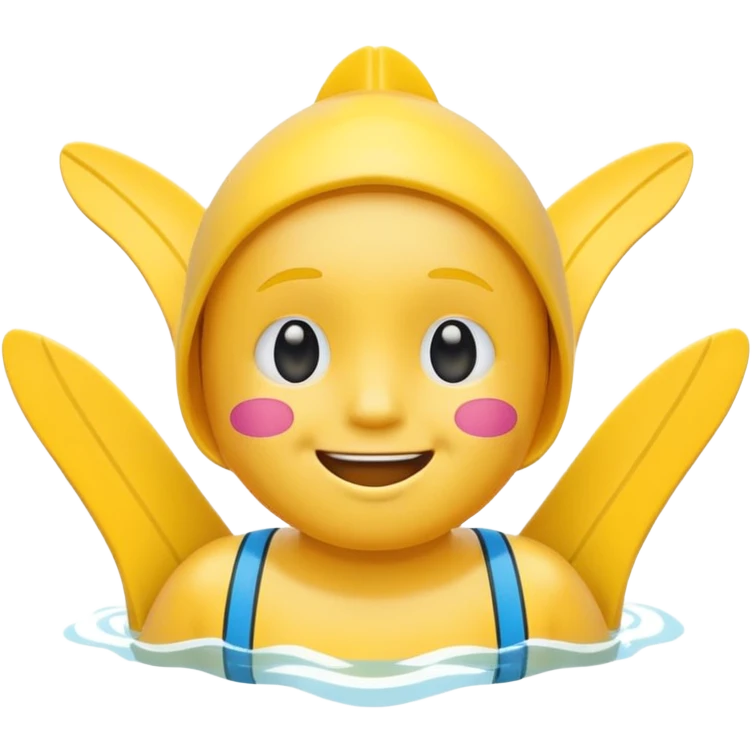 Pleading Face Emoji with swimming fins emoji