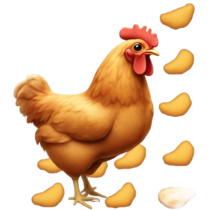 Chicken tender emoji
