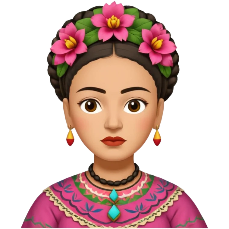 Frida Kahlo on the bus emoji
