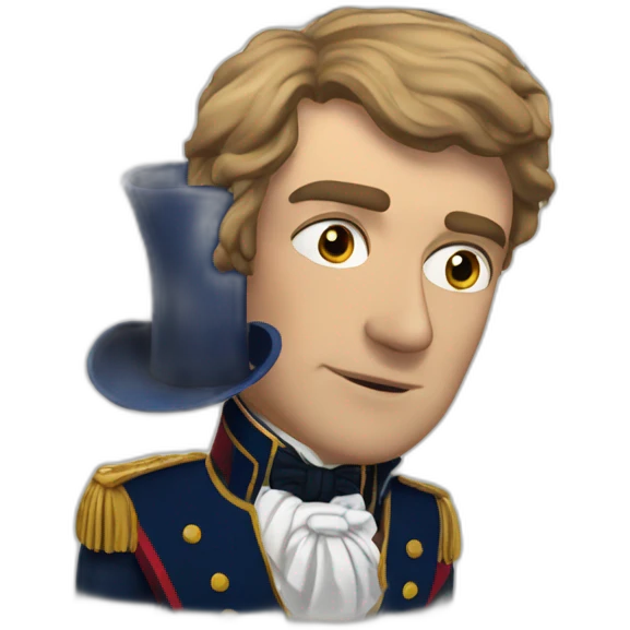 Napoléon in toilet emoji