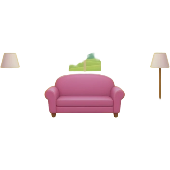 yellow pink  Floor (Optional Separate)  inspired by Barbie colour palette emoji