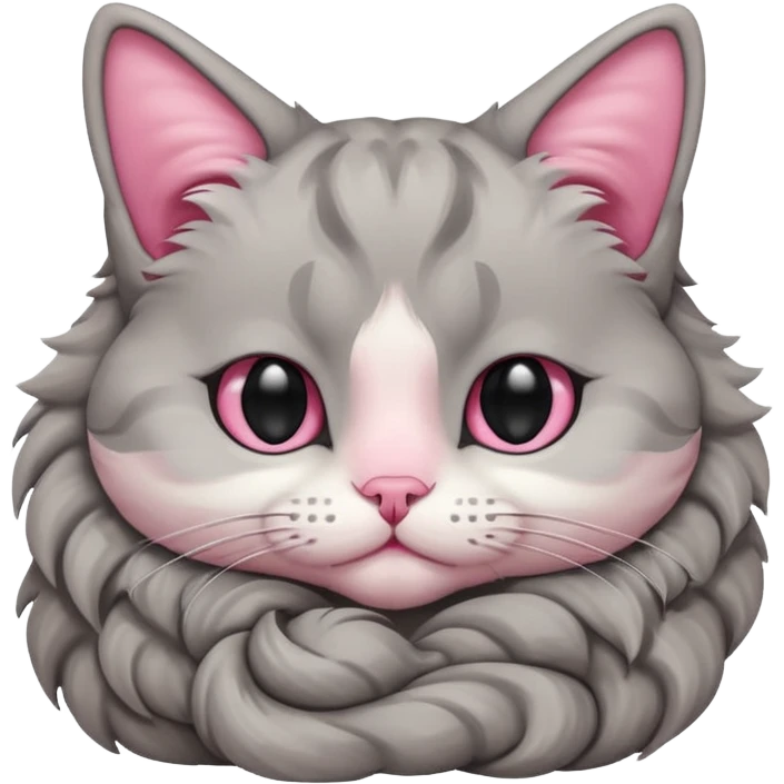 an ear-folded cat emoji