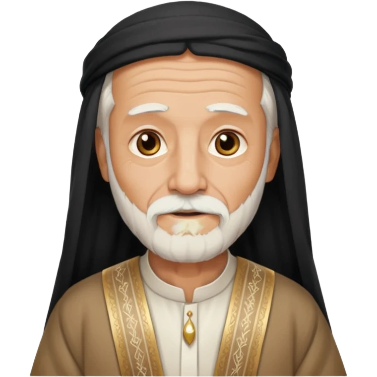 old emirates guys wearin gUAE cloths with white beared  emoji