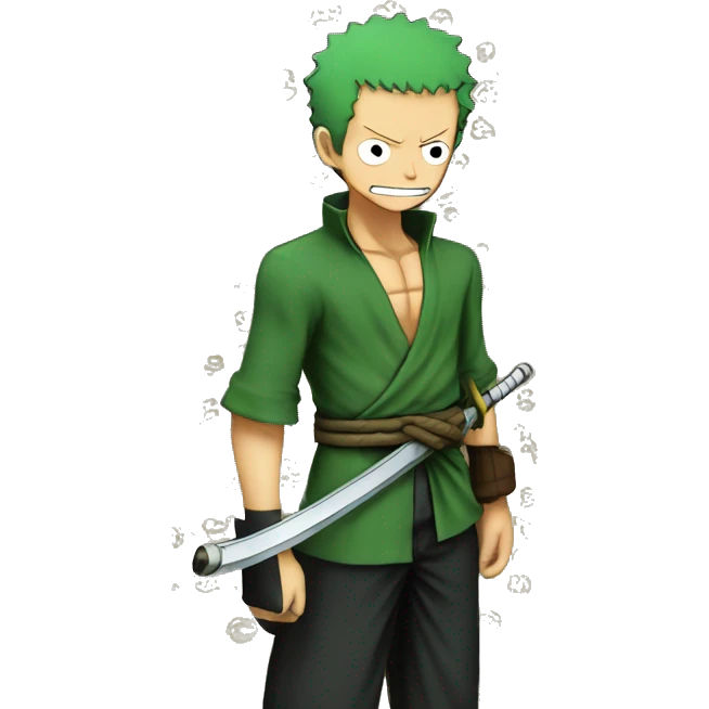 Zoro one piece  emoji