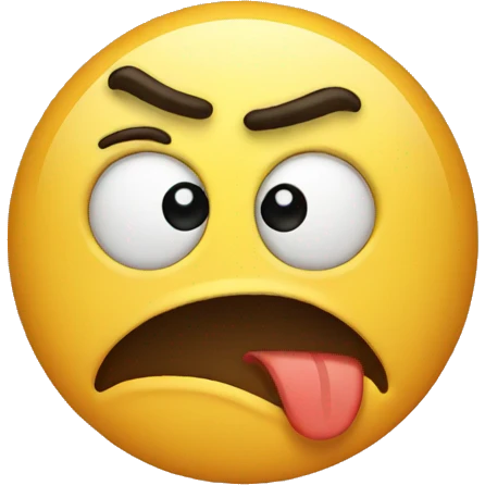 disgusted emoji emoji