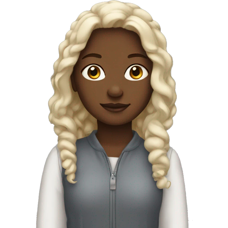 An  girl named sienna who is white  emoji
