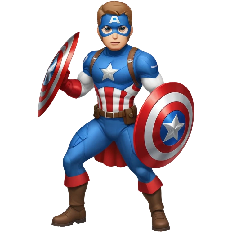 Captain America superhero emoji