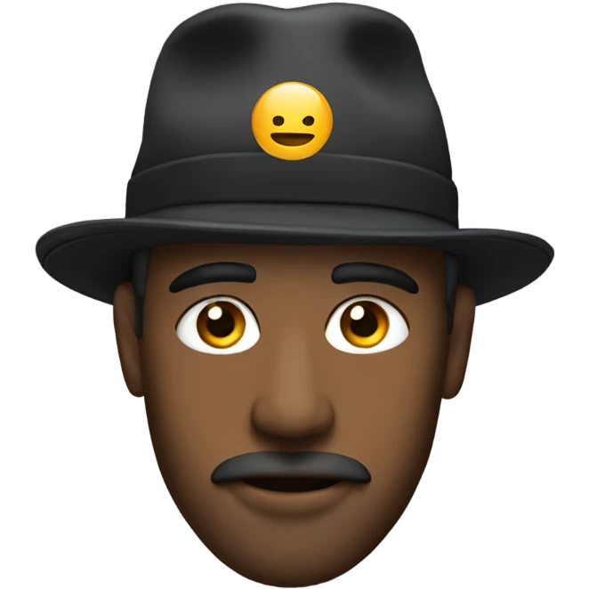 A sig wearing a hat emoji