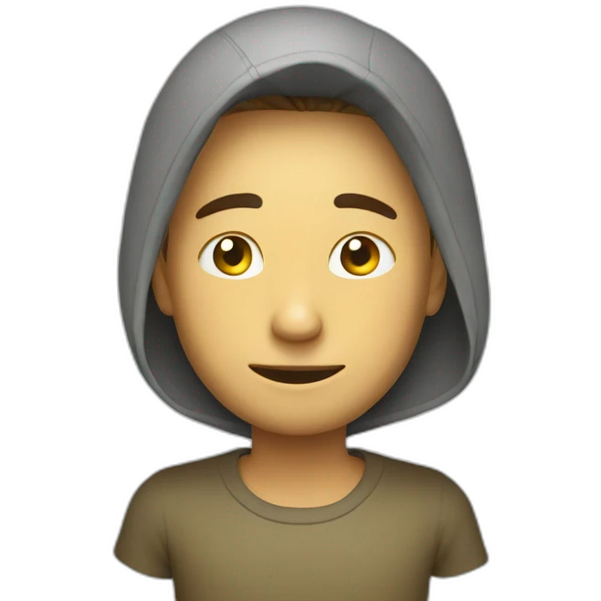 Shying away emoji