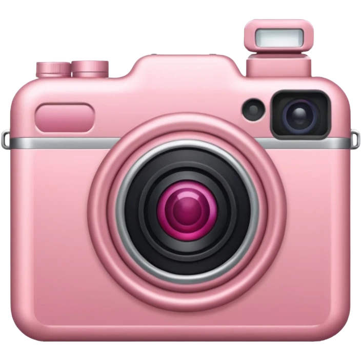 Appareil photo rose  emoji